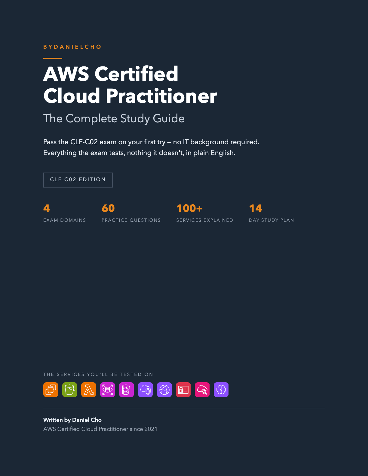 Cover of the AWS Cloud Practitioner Study Guide (CLF-C02)